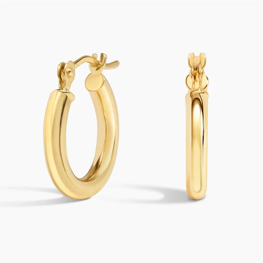 2mm Huggie Perfect Hoop Earrings in 14K Gold