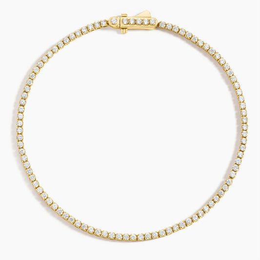 Petite Diamond Tennis Bracelet in 14K Gold