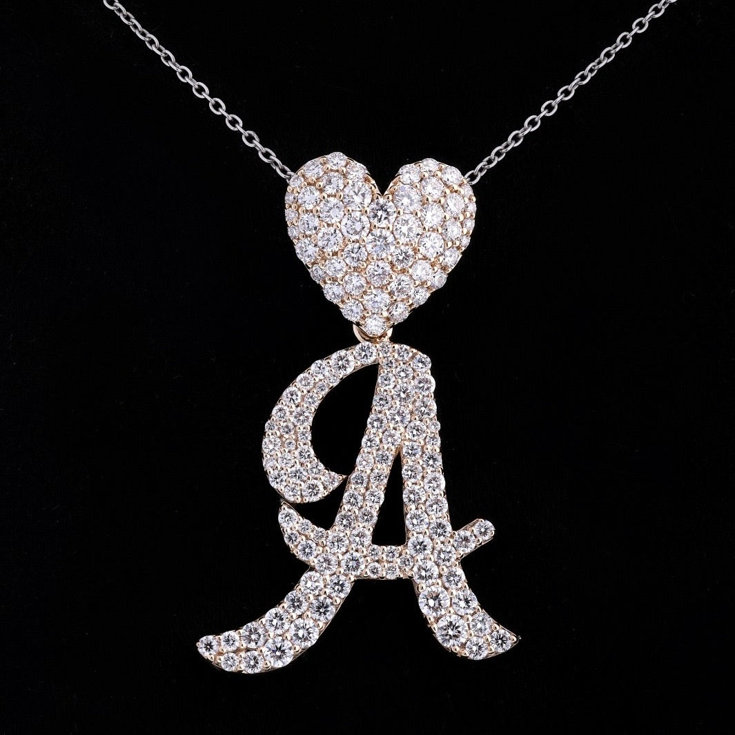 Diamond Letter Pendant