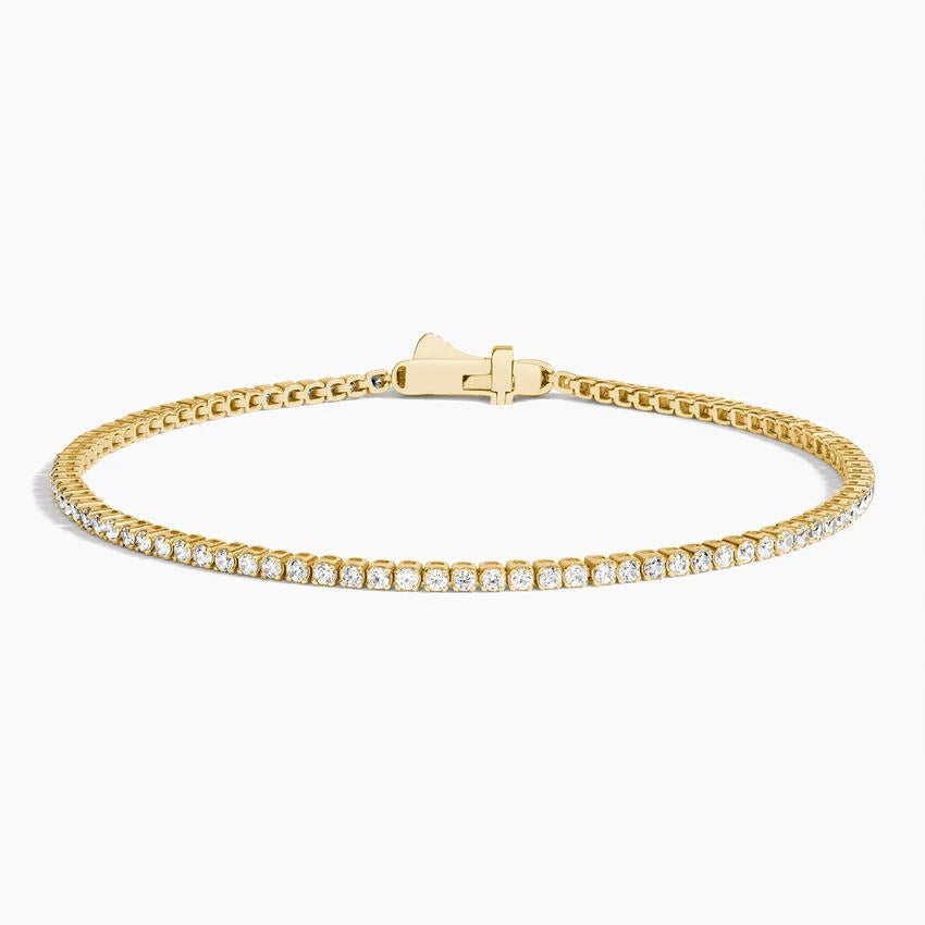 Petite Diamond Tennis Bracelet in 14K Gold