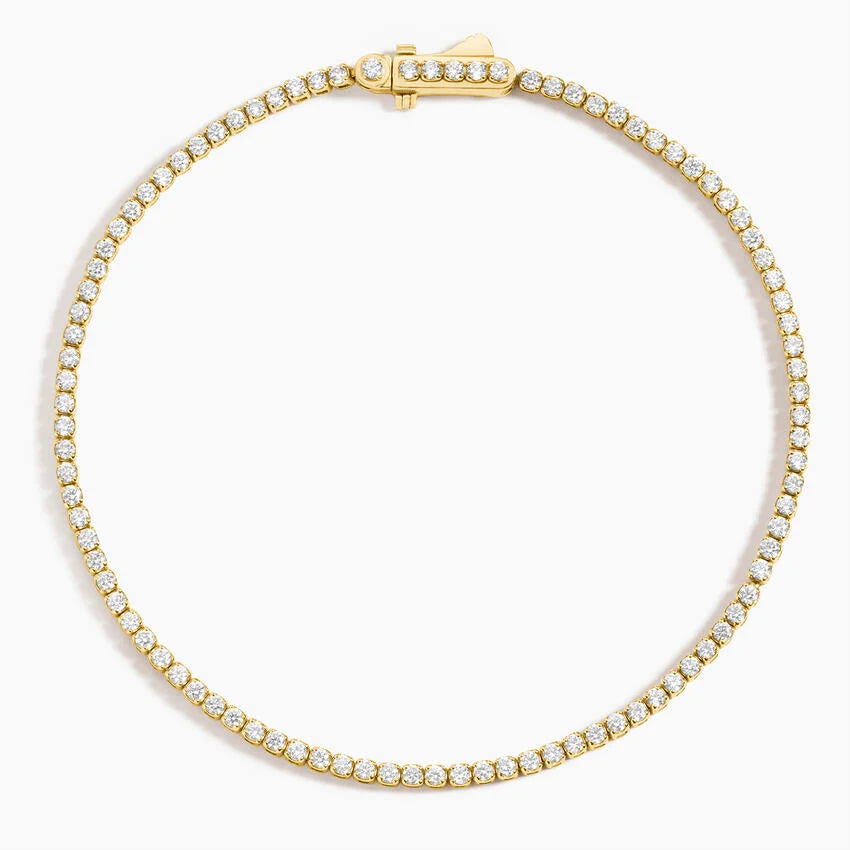 Petite Diamond Tennis Bracelet in 14K Gold